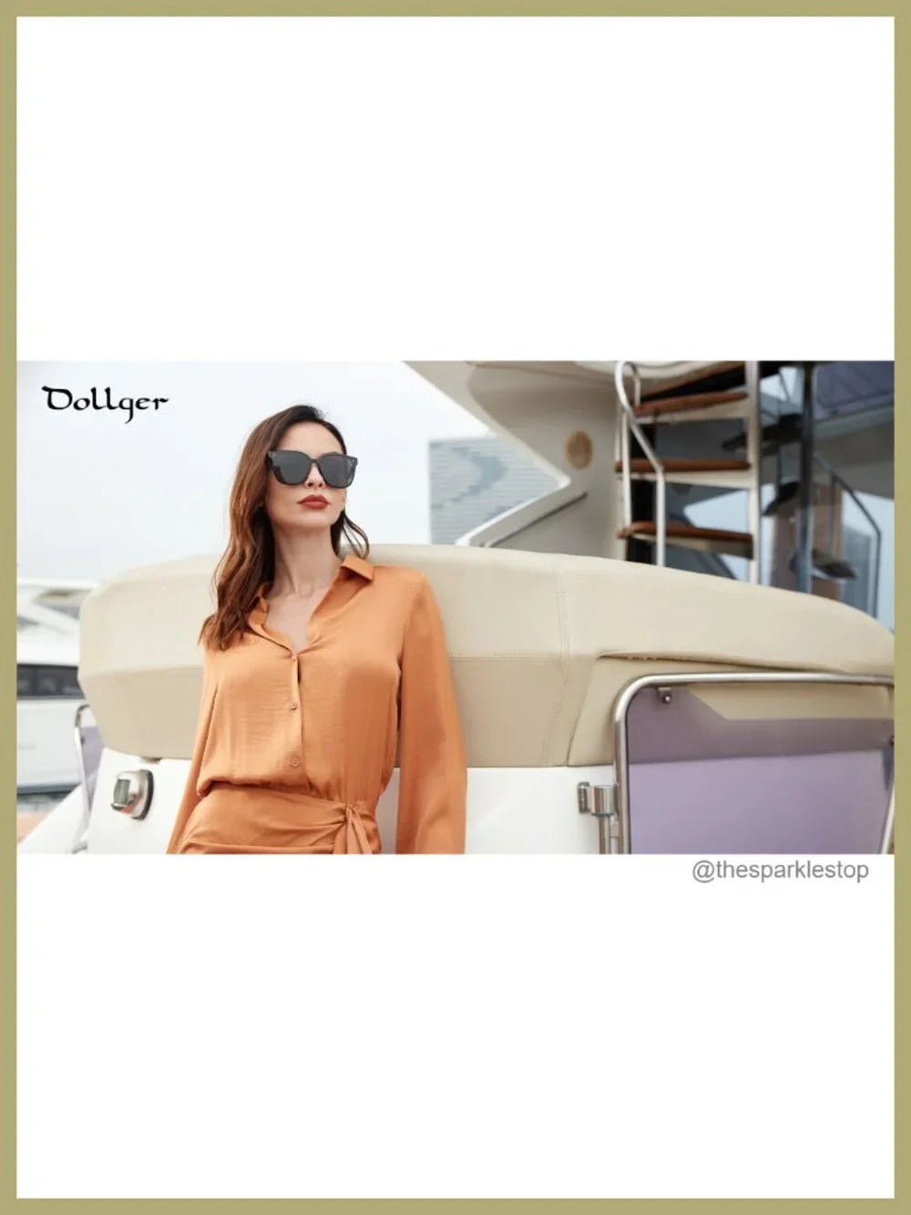 Retro Oversized Square Sunglasses for Women UV400 Protection TR90